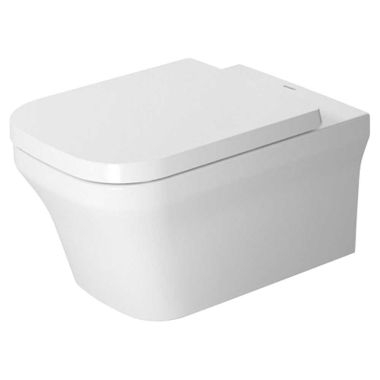Click here to see Duravit 2561092092 Duravit 2561092092 P3 Comforts Dual Flush One-Piece Wall Mounted Rimless Elongated Toilet Bowl- White