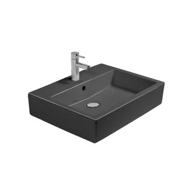 Click here to see Duravit 4546008001 Duravit Vero Vessel Porcelain Bathroom Sink 04546008001 Black