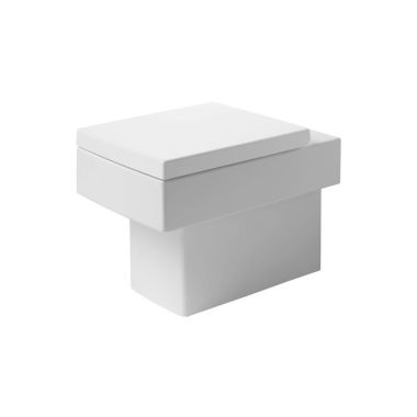 Click here to see Duravit 2117090092 Duravit 2117090092 Vero Dual Flush One-Piece Floor Mounted Rectangle Toilet Bowl- White