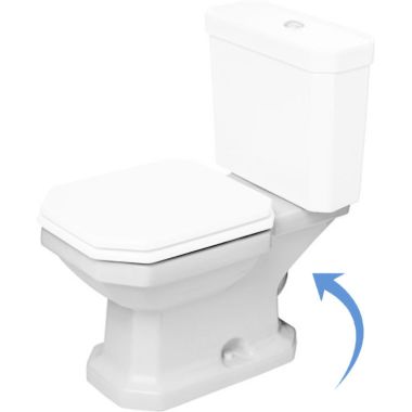 Click here to see Duravit 2130010000 Duravit 2130010000 1930 Series Floor Mounted Elongated Toilet Bowl - White