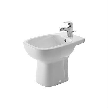 Click here to see Duravit 22381000002 Duravit 22381000002 D-Code Single Hole Floor Standing Bidet in White Finish