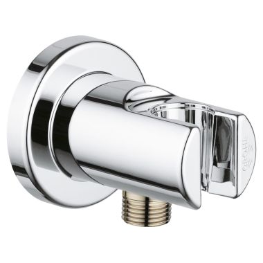 Click here to see Grohe 28629000 Grohe 28629000 Relexa Shower Outlet Elbow, Starlight Chrome