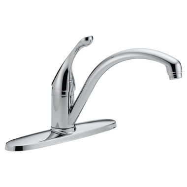 Click here to see Delta 140-DST Delta Collins Single Handle Kitchen Faucet, Chrome - 140-DST