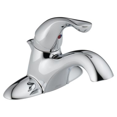 Click here to see Delta 520-PPU-DST Delta Classic Low-Arc Chrome Lavatory Faucet for 4