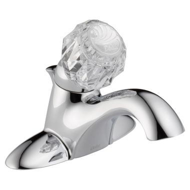 Click here to see Delta 522-TPM-DST Delta Classic Low-Arc Chrome Lavatory Faucet for 4