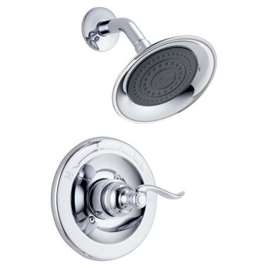 Click here to see Delta BT14296 Delta Windemere Monitor 14 Series Single-Setting Rain Shower Faucet, Touch-Clean, 1.75 GPM, Single Lever Handle, ADA, Chrome - BT14296