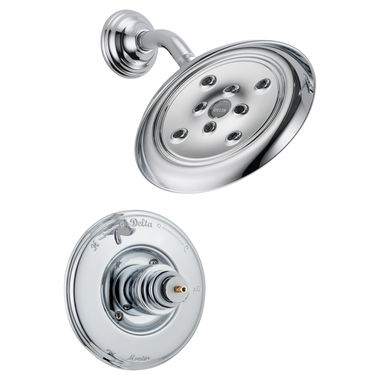 Click here to see Delta T14255-H2OLHP Delta T14255-H2OLHP Victorian Monitor 14 Series H2Okinetic Shower Trim (Less Handle) - Chrome