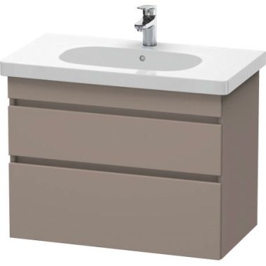 Click here to see Duravit DS648404353 Duravit DuraStyle DS648404353 31-1/2 Vanity, Basalt Matt/American Walnut