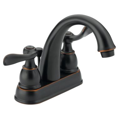 Click here to see Delta B2596LF-OB Delta Windemere Arc Spout Oil Rubbed Bronze Lavatory Faucet for 4