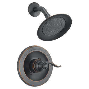 Click here to see Delta BT14296-OB Delta Windemere Monitor 14 Series Single-Setting Rain Shower Faucet, Touch-Clean, 1.75 GPM, Single Lever Handle, ADA, Oil-Rubbed Bronze - BT14296-OB