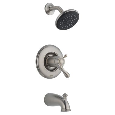 Click here to see Delta T17T478-SS Delta T17T478-SS Leland TempAssure 17T Series Tub and Shower Trim (Stainless)