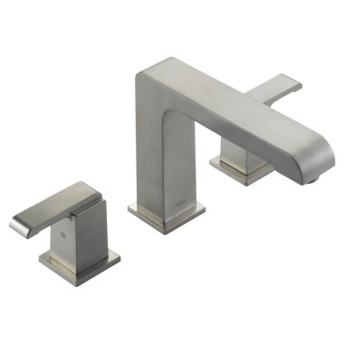 Click here to see Delta T2786-SS Delta Arzo Two-Handle Roman Tub Faucet Trim, Angular Spout, Lever Handles, ADA-Compliant, Stainless - T2786-SS