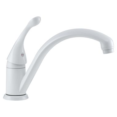 Click here to see Delta 141-WH-DST Delta 141-WH-DST Collins White Kitchen Faucet