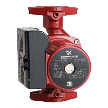 Click here to see Grundfos 95906637 Grundfos UPS 43-100F 3-Phase Circulator Pump, 1/3 HP, 208-230V, Cast Iron, GF 40/43 Flange - 95906637