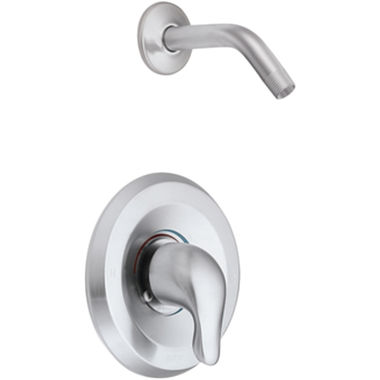 Click here to see Moen TL182NHBC Moen Chateau Posi-Temp Single-Handle Shower Faucet, Lever Handle, Less Showerhead, Bulk Version, Brushed Chrome - TL182NHBC