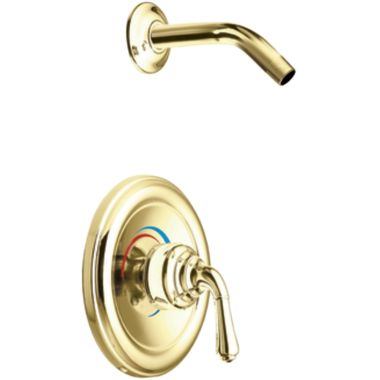 Click here to see Moen T2444NHP Moen T2444NHP Polished Brass Shower Valve Trim, 1-Handle 1-Function Cartridge