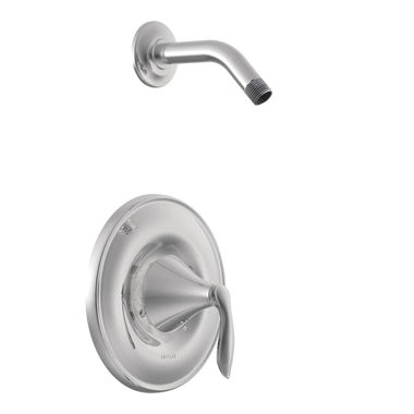Click here to see Moen T62132NH Moen Eva Posi-Temp Single-Handle Shower Faucet, Lever Handle, Less Showerhead, Bulk Version, Chrome - T62132NH