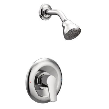 Click here to see Moen T62802EP Moen T62802EP Chrome Posi-Temp Shower Valve Trim, 1-Lever Handle 1 Cartridge
