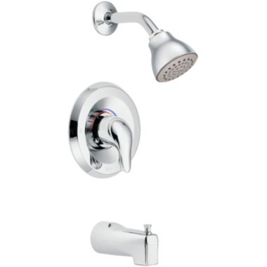 Click here to see Moen TL183EP Moen Chateau Posi-Temp Tub/Shower Faucet, 2.5 GPM, 1-Function, Single Lever Handle, M-PACT, Eco-Performance, Bulk Version, Chrome - TL183EP