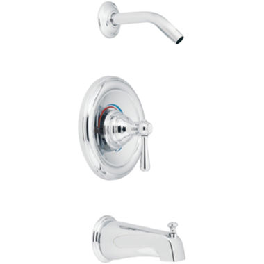 Click here to see Moen T2113NH Moen Kingsley Posi-Temp Tub/Shower Faucet, Single Lever Handle, M-PACT, Less Showerhead, Chrome - T2113NH 