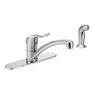 Click here to see Moen 8707 Moen Commercial 8707 Single Handle Kitchen Low Arc Faucet