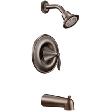 Click here to see Moen T2133EPORB Moen Eva Posi-Temp Tub/Shower Faucet, 1.75 GPM, 1-Function, Single Lever Handle, M-PACT, Eco-Performance, Oil Rubbed Bronze - T2133EPORB