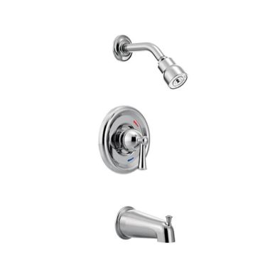 Click here to see Cleveland Faucet T41311CGR CFG Capstone Pressure Balance Tub/Shower Faucet with Slip Fit Tub Spout, 1.75 GPM, Single Lever Handle, Water-Saving, Chrome - T41311CGR