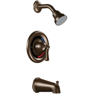 Click here to see Cleveland Faucet T41311COWBGR CFG Capstone Pressure Balance Tub/Shower Faucet with Slip Fit Tub Spout, 1.75 GPM, Single Lever Handle, Water-Saving, Old World Bronze - T41311COWBGR