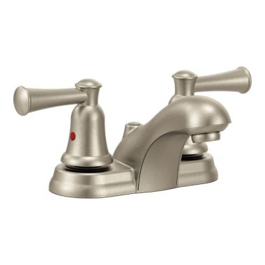 Click here to see Cleveland Faucet CA41213BN Cleveland CA41213BN Capstone Two-Handle Centerset Bathroom Faucet, Brushed Nickel