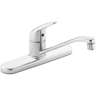 Click here to see Cleveland Faucet 40512 Moen CFG Cornerstone Chrome One Handle Kitchen Faucet, Metal - 40512