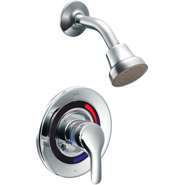 Click here to see Cleveland Faucet T42315CGR CFG Baystone Round Single-Handle Pressure Balance Cycling Shower Faucet with 1.75 GPM Shower Head, Lever Handle, Less Valve, Chrome - T42315CGR