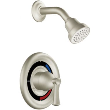 Click here to see Cleveland Faucet T41315CBNGR CFG Capstone Round Single-Handle Pressure Balance Cycling Shower Faucet with 1.75 GPM Shower Head, Lever Handle, GPM Less Valve, Brushed Nickel - T41315CBNGR