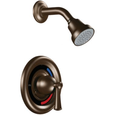 Click here to see Cleveland Faucet T41315COWBGR CFG Capstone Round Single-Handle Pressure Balance Cycling Shower Faucet with 1.75 GPM Shower Head, Lever Handle, Less Valve, Old World Bronze - T41315COWBGR