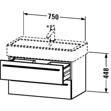 Click here to see Duravit XL634505353 Duravit XL634505353 X-Large 29-1/2