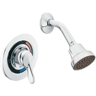 Click here to see Cleveland Faucet 40315CGR CFG Cornerstone Round Single-Handle Pressure Balancing Cycling Shower Faucet with 1.75 GPM Shower Head, Blade Lever Handle, Less Valve, Chrome - 40315CGR