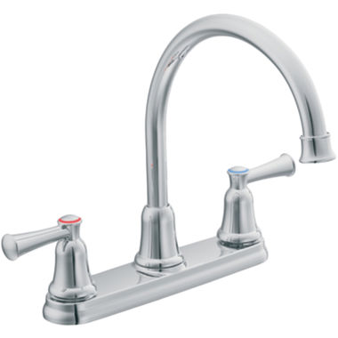 Click here to see Cleveland Faucet CA41611 Moen CFG CA41611 Capstone Series Two-Handle Kitchen Faucet (Chrome)