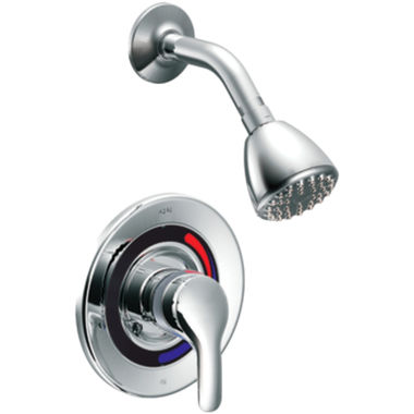 Click here to see Cleveland Faucet T42315C CFG Baystone Round Single-Handle Pressure Balance Cycling Shower Faucet with 2.5 GPM Shower Head, Lever Handle, Less Valve, Chrome - T42315C