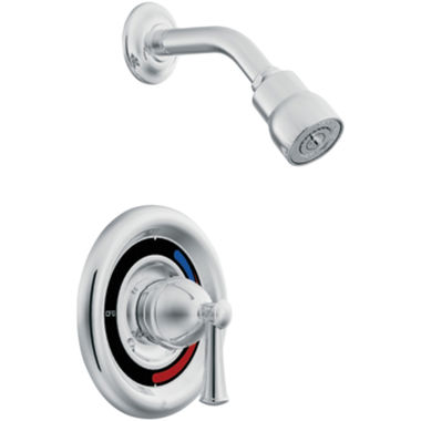 Click here to see Cleveland Faucet T41315C CFG Capstone Round Single-Handle Pressure Balance Cycling Shower Faucet with 2.5 GPM Shower Head, Lever Handle, Less Valve, Chrome - T41315C