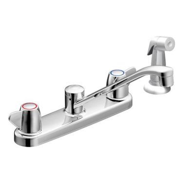 Click here to see Cleveland Faucet 40613 Moen CFG 40613 Two Handle Kitchen Faucet