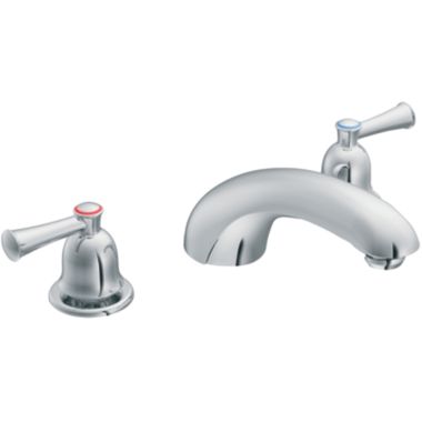 Click here to see Cleveland Faucet T41411 Cleveland Faucet Capstone Two-Handle Garden Tub Faucet Trim, Low Arc Spout, Lever Handles, Chrome - T41411 