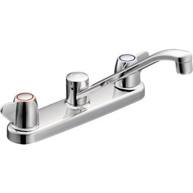 Click here to see Cleveland Faucet CA40611 Moen CFG CA40611 Cornerstone Series Two-Handle Kitchen Faucet (Chrome)