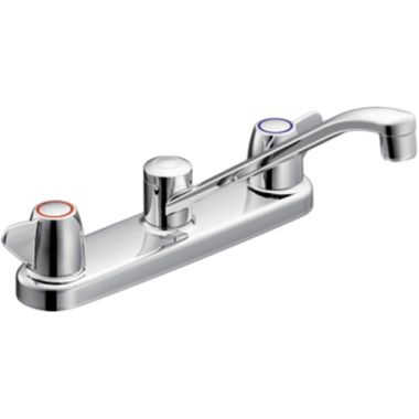 Click here to see Cleveland Faucet 40611 Moen CFG 40611 Two Handle Kitchen Faucet