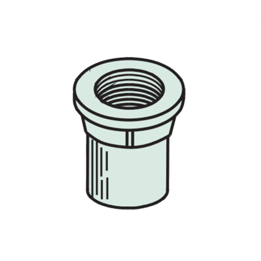 Click here to see Watco 11607 Watco 11607 Schedule 40 PVC Hub Adaptor