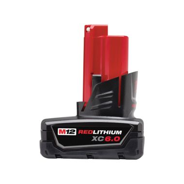 Click here to see Milwaukee 48-11-2460 Milwaukee 48-11-2460 M12 REDLITHIUM XC6.0 Battery Pack Extended Capacity
