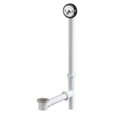 Click here to see Gerber G0041513 Gerber 41-513 Gerber Classics PVC Trip Lever Roman Tub Drain with Pre-Set Adjustable Linkage