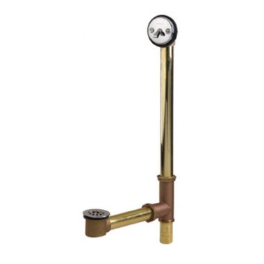 Click here to see Gerber G004181376 Gerber 41-813-76 Gerber Classics Brass Trip Lever Roman Tub Drain with Pre-Set Adjustable Linkage