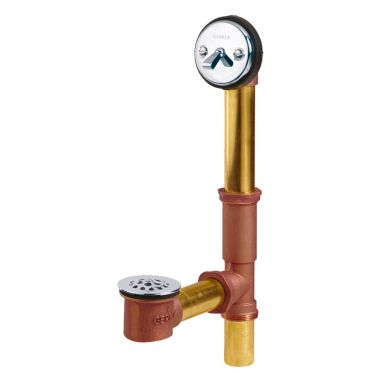 Click here to see Gerber G0041818 Gerber 41-818 Gerber Classics Brass Trip Lever Drain with Pre-Set Adjustable Linkage