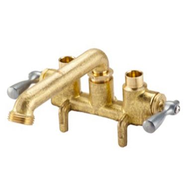 Click here to see Gerber G0049531 Gerber 49-531 Gerber Classics Two Handle Clamp-on Combination Laundry Faucet, Rough Brass