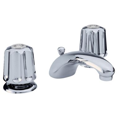 Click here to see Gerber 07-43-071-61 Gerber Classics Two Handle Widespread Chrome Bathroom Faucet with Metal Pop-up, Fluted Handles, Three-Holes, ADA Compliant - 07-43-071-61