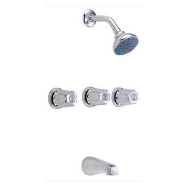 Click here to see Gerber 07-48-034-83 Gerber 07-48-034-83 Classics Three Handle Tub and Shower Fitting, Chrome